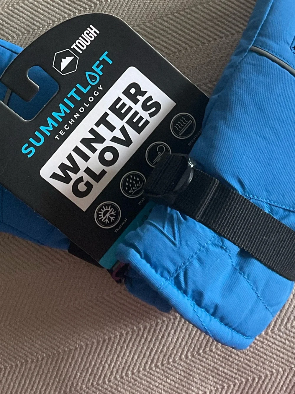 🆕 Tough Outdoors Kids Winter Gloves - Kids Ski Gloves - Waterproof